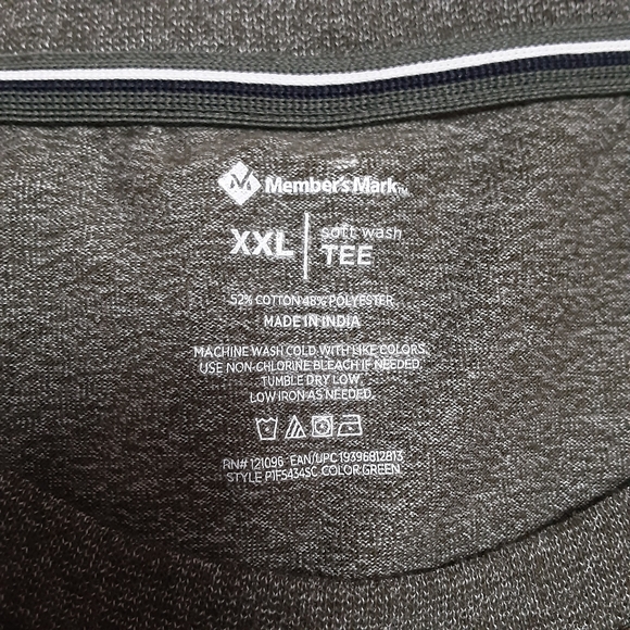 Members Mark Pocket T Shirt Mens Size XXL - Picture 4 of 7